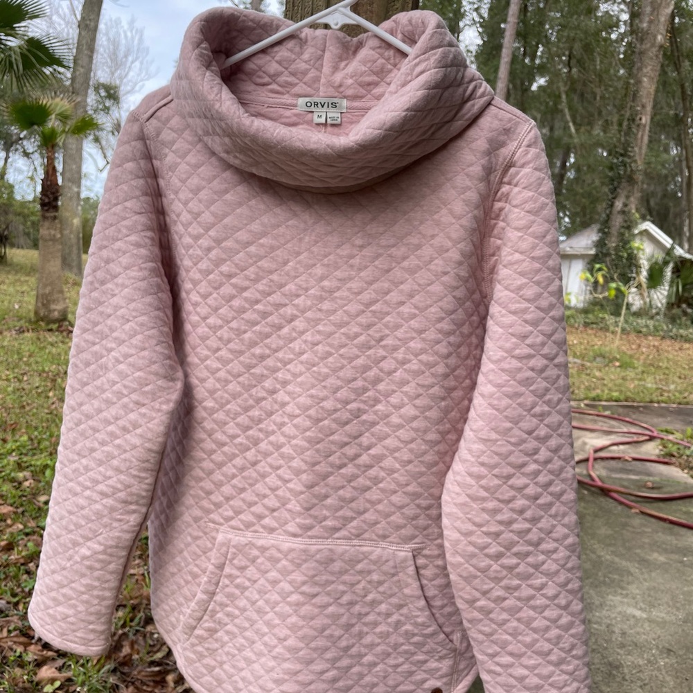 Orvis Quilted Cowlneck Sweater